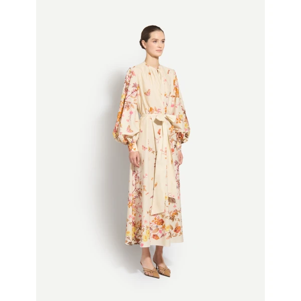 Zuhair Murad Tree Print Ankle Dress - Dresses - Lebanese Haute Couture and Evening Gowns at Coveti