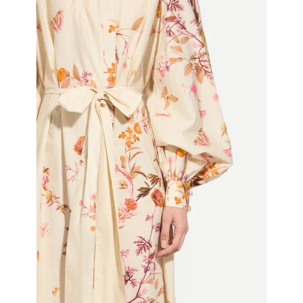Zuhair Murad Tree Print Ankle Dress - Dresses - Lebanese Haute Couture and Evening Gowns at Coveti