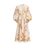 Zuhair Murad Tree Print Ankle Dress - Dresses - Lebanese Haute Couture and Evening Gowns at Coveti