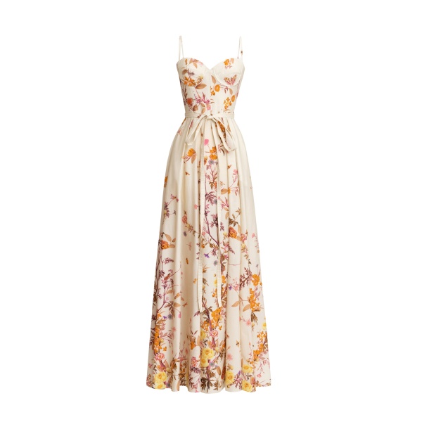 Zuhair Murad Tree Print Long Dress - Dresses - Lebanese Haute Couture and Evening Gowns at Coveti