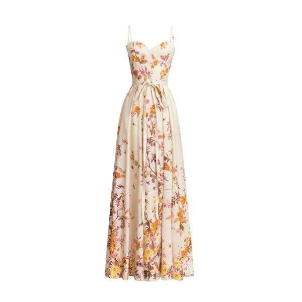 Zuhair Murad Tree Print Long Dress - Dresses - Lebanese Haute Couture and Evening Gowns at Coveti