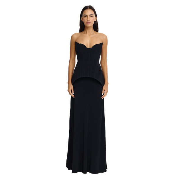 Acler Bankfield Maxi Dress in Black