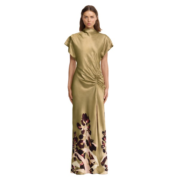 Acler Beckford Maxi Dress in Dusk Bulbs