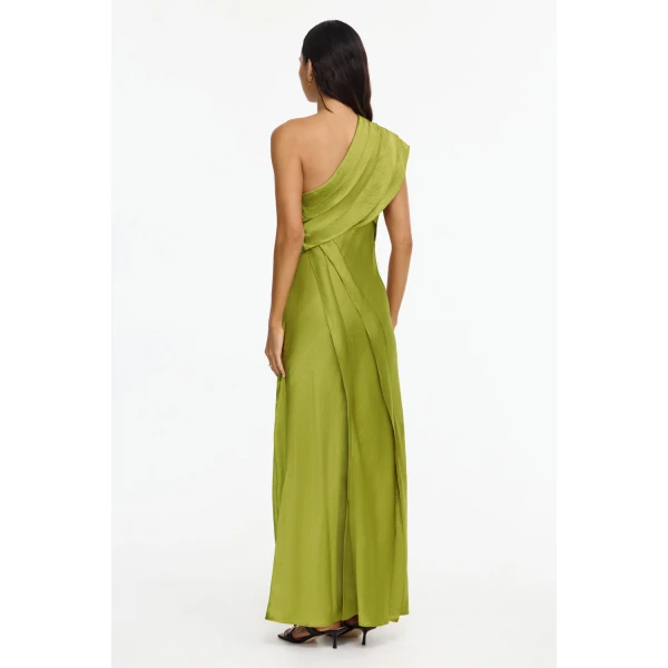 Acler Blenfleet Maxi Dress in Chive, view 3