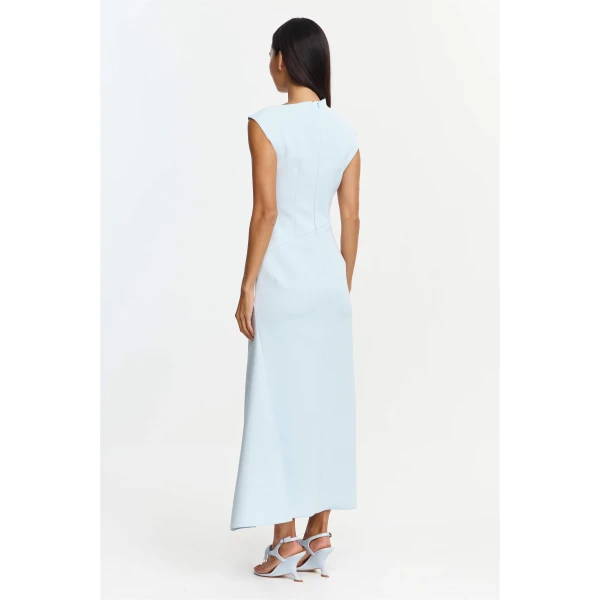Acler Burbank Maxi Dress in Powder Blue, view 3