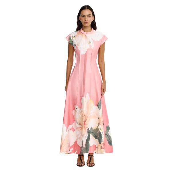 Acler Carrhil Maxi Dress in Sugar Peony