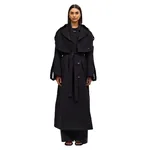 Acler Conford Trench in Black Coat