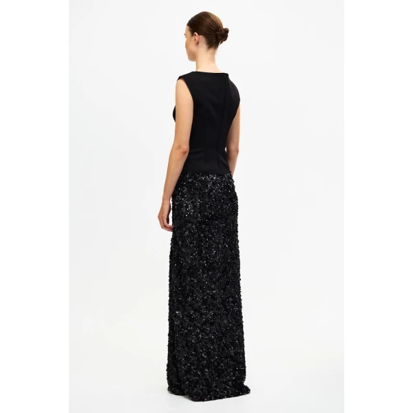 Acler Cornmore Top in Black, view 3