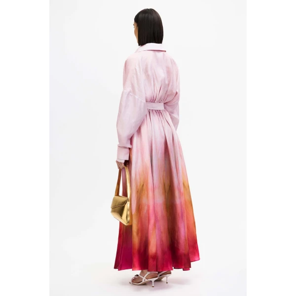 Acler Driften Maxi Dress in Mimosa Sunrise, view 3