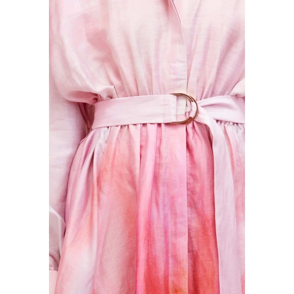 Acler Driften Maxi Dress in Mimosa Sunrise, view 4