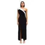 Acler Droxford Maxi Dress in Black & Ivory