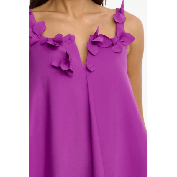Acler Eastgreen Maxi Dress in Mulberry, view 4