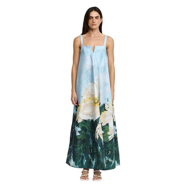 Acler Eastgreen Maxi Dress in Poppy Reverie