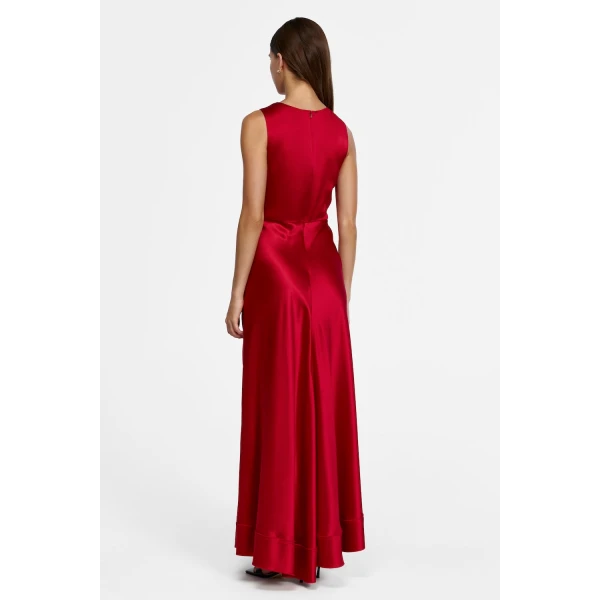 Acler Eastoncroft Maxi Dress in Garnet, view 3