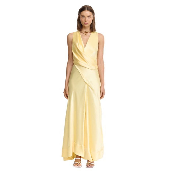 Acler Eastoncroft Maxi Dress in Lemon Sorbet