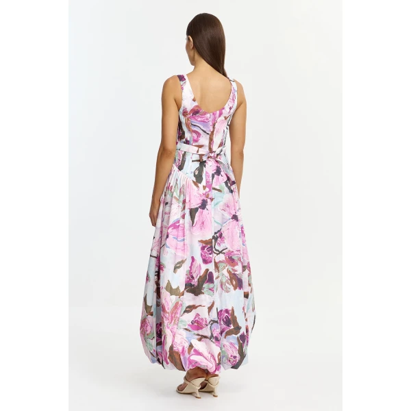 Acler Flosh Maxi Dress in Wild Wisteria, view 3