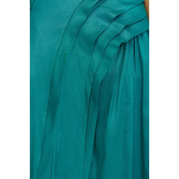 Acler Freston Skirt in Pacific Green, view 4