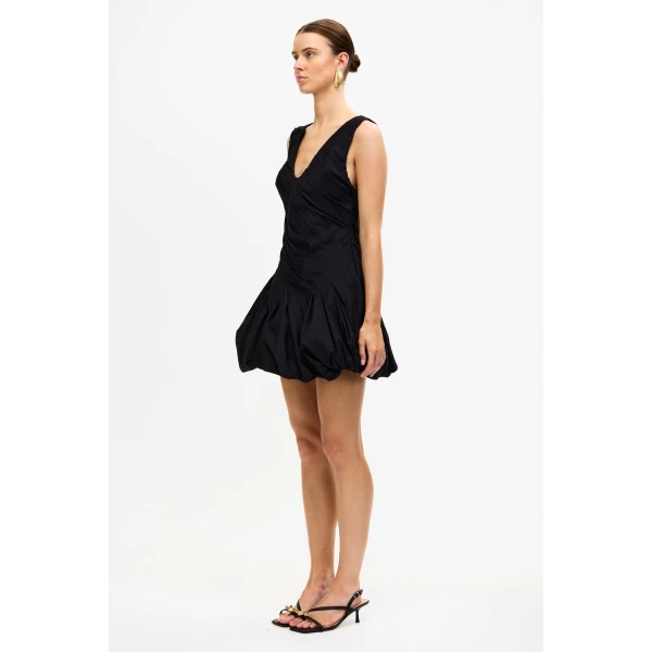 Acler Gerrans Mini Dress in Black, view 2