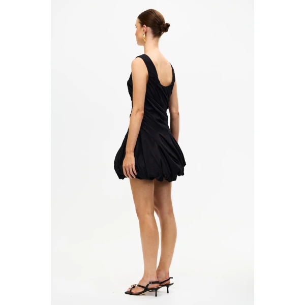 Acler Gerrans Mini Dress in Black, view 3