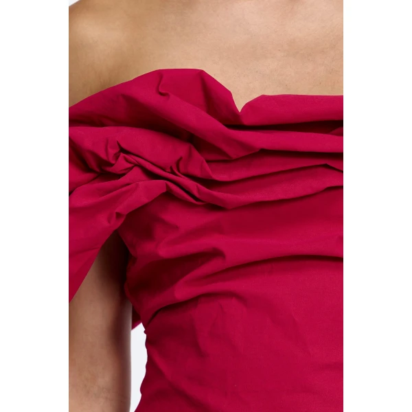 Acler Gifford Maxi Dress in Orchid Pink, view 4