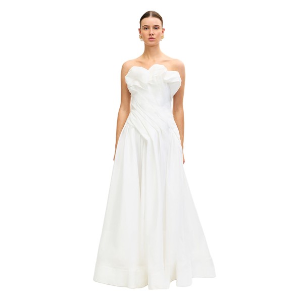 Acler Greenholm Maxi Dress in Ivory