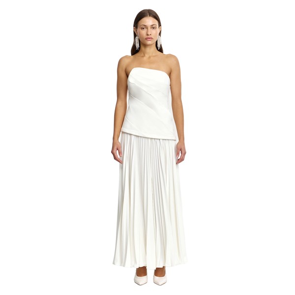 Acler Harden Maxi Dress in Ivory