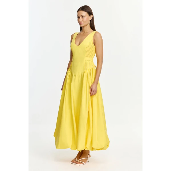 Acler Horedon Maxi Dress in Daffodil, view 2