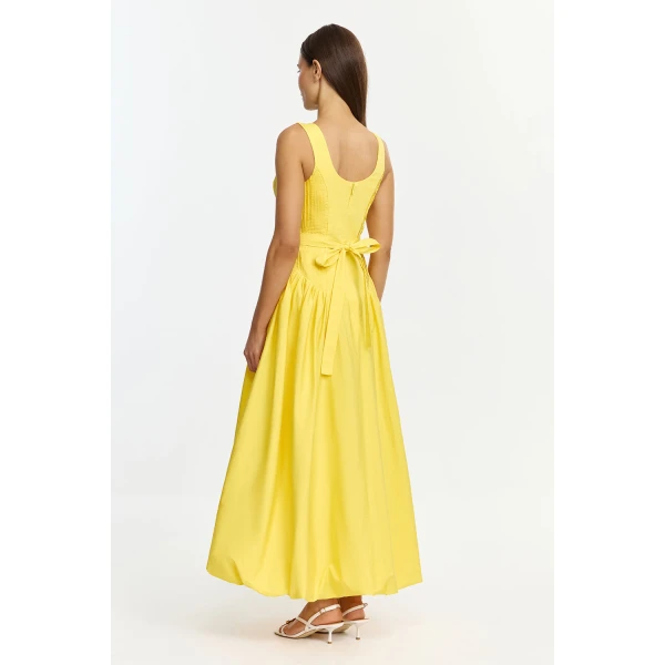 Acler Horedon Maxi Dress in Daffodil, view 3