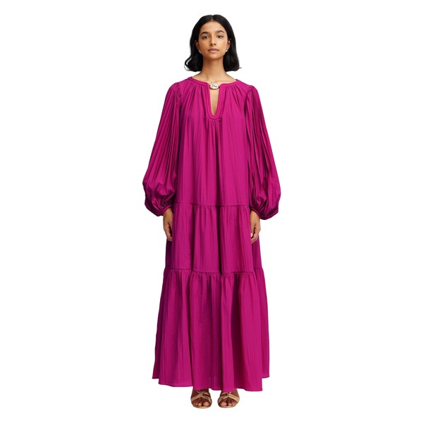 Acler Ingleton Maxi Dress in Electric Plum