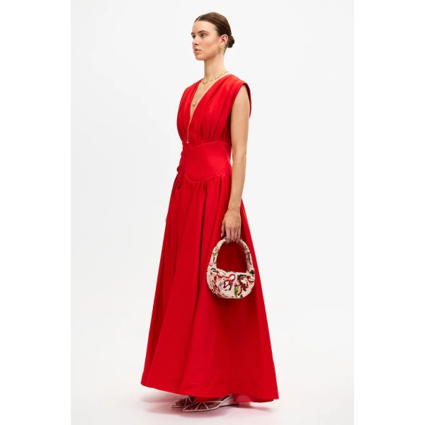 Acler Innoxhill Maxi Dress in Cherry, view 2
