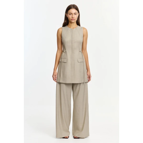 Acler Jared Mini Dress in Marle, view 4