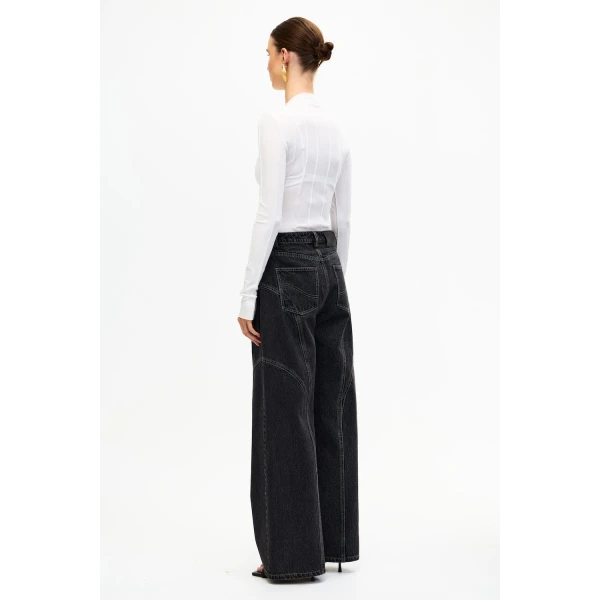 Acler Lowerlee Jean in Black, view 3