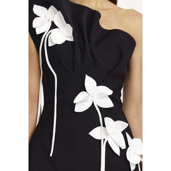 Acler Lugini Mini Dress in Black, view 4