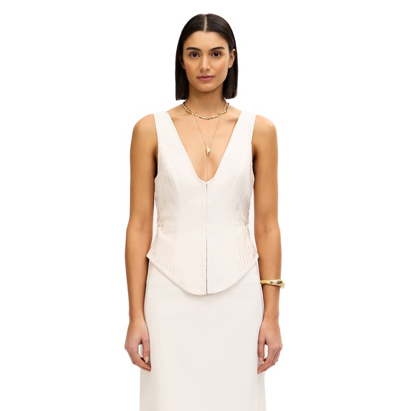 Acler Matson Top in Sandstone