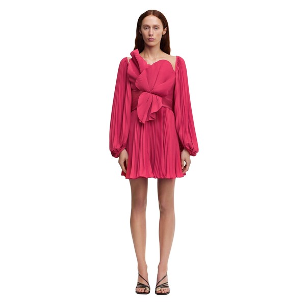 Acler Newtoft Mini Dress in Berry Pink
