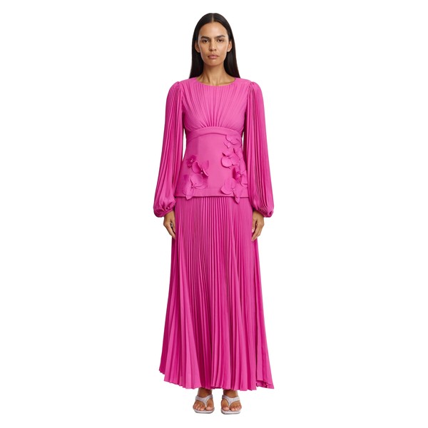 Acler Orissa Maxi Dress in Pink Topaz