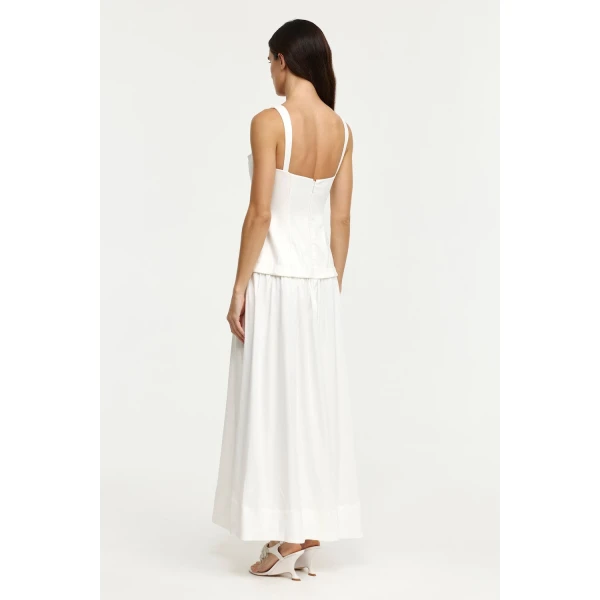Acler Reeve Maxi Dress in Ivory, view 3
