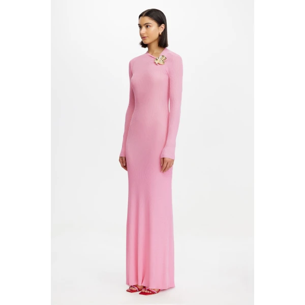 Acler Rowthorn Maxi Dress in Pink, view 2