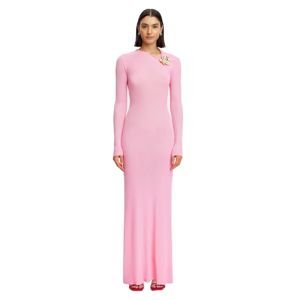 Acler Rowthorn Maxi Dress in Pink