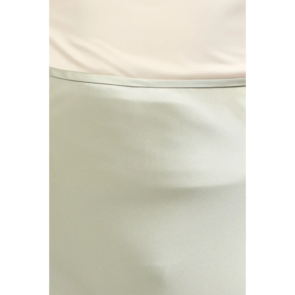 Acler Shortgreen Maxi Skirt in Pistachio, view 5