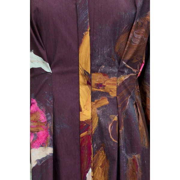 Acler Smitherton Maxi Dress in Cocoa Canvas, view 4