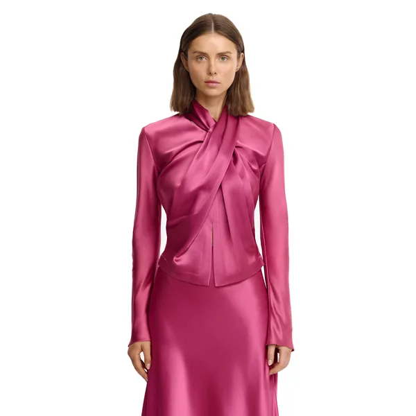 Acler Soroba Top in Orchid Pink