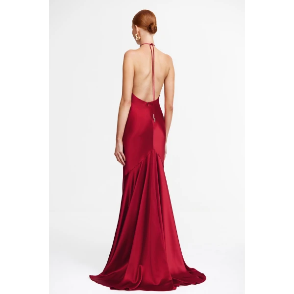 Acler Tarnacre Gown in Crimson, view 2