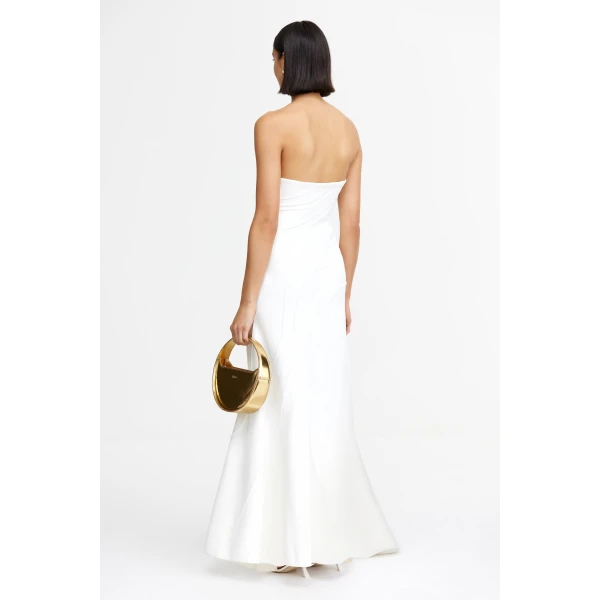 Acler Treven Gown in Ivory, view 3