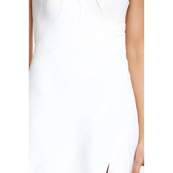 Acler Treven Gown in Ivory, view 4