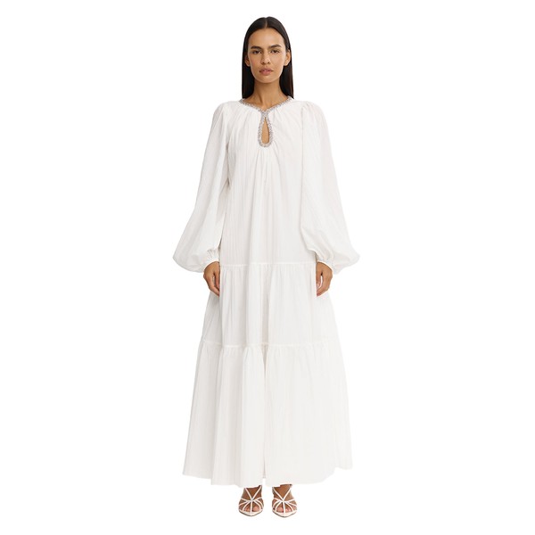 Acler Viola Maxi Dress in Ivory