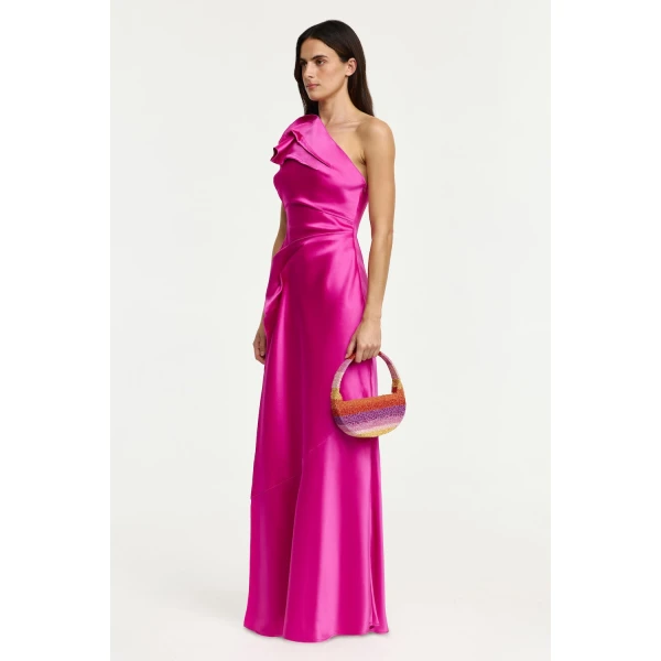Acler Werona Maxi Dress in Pink Topaz, view 2