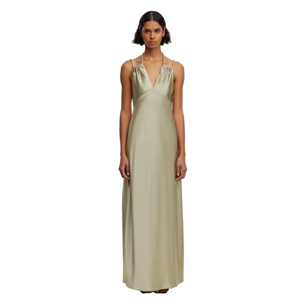 Acler Woodlake Maxi Dress in Stone