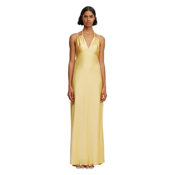 Acler Woodlake Maxi Dress in Sun Yellow