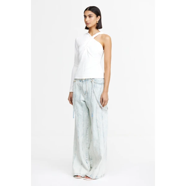Acler Wyson Top in Ivory, view 2